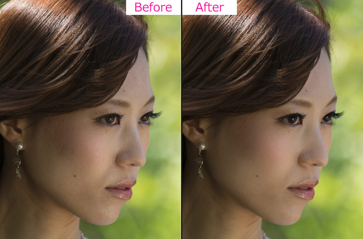 ポートレート補正-Photoshop-Before-After 2