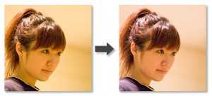色かぶり補正-Before-After