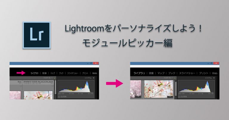 Personalize_Lightroom_Module_Picker-OGP | ミヤビプロダクション